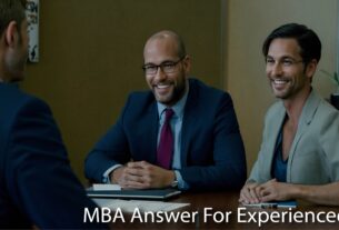 why mba answer for experienced professionals-notesmama